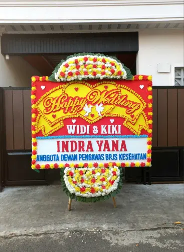 Papan Bunga Pernikahan punggawan