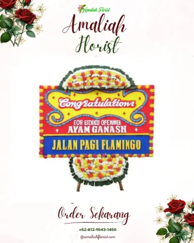Bunga Papan Congratulation punggawan